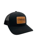 DING Leather Patch Black Hat
